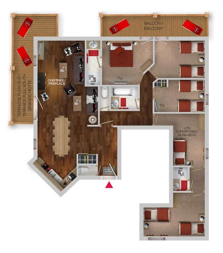 טיגנס Chalets Montana Planton מראה חיצוני תמונה